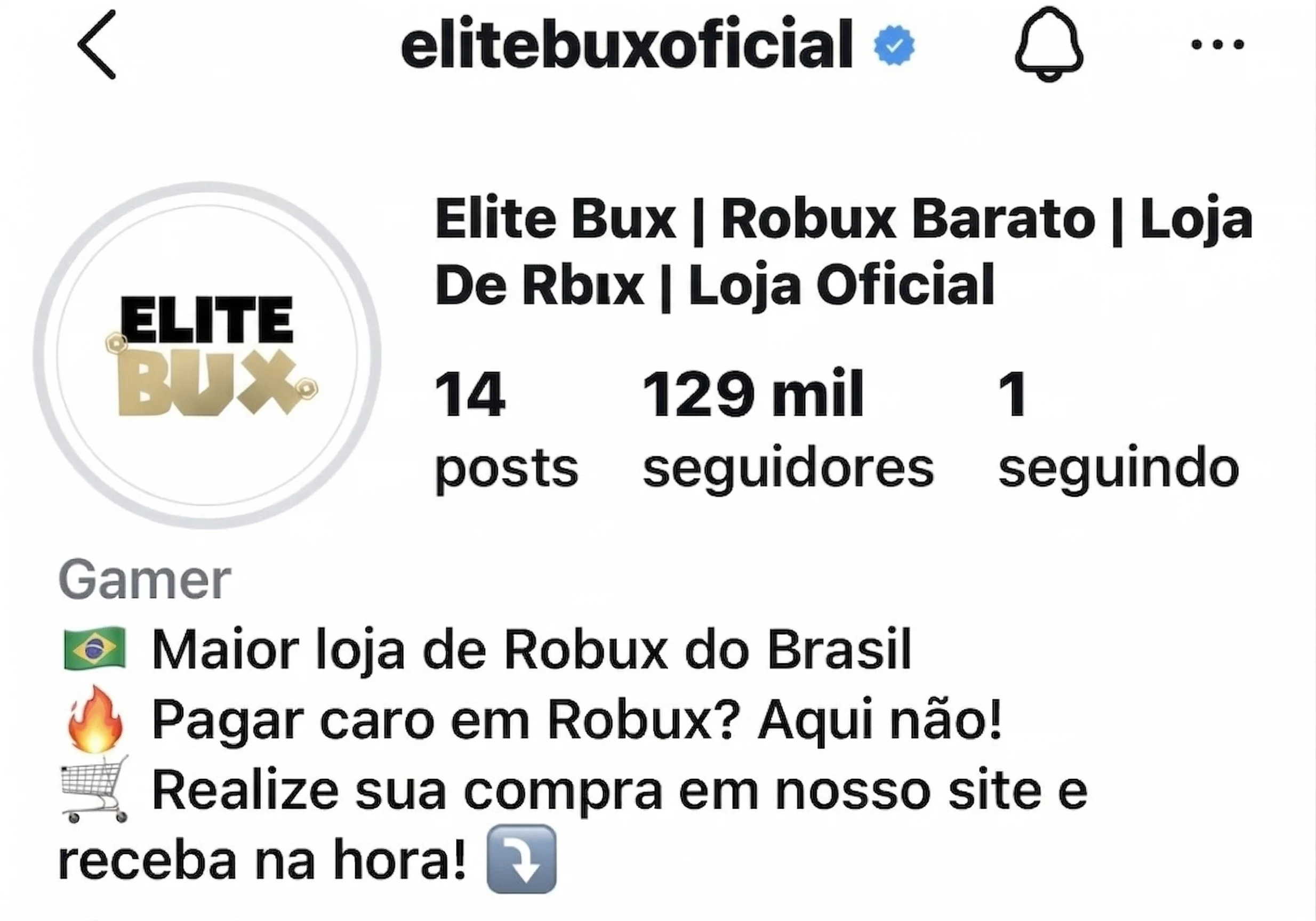 Nossa comunidade no Instagram